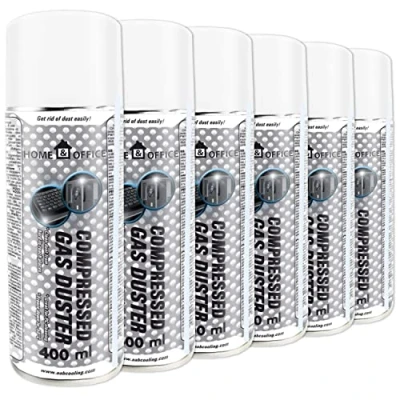 Abbildung von AABCOOLING Home&amp;Office Druckluftspray Gas Duster 6X 400ml K2, Reinigung, Druckluftreiniger, Kamera, Foto, Elektronik, PC Reiniger, Druckluftreiniger