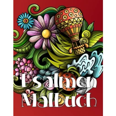 Abbildung von Psalmen Malbuch: Bibelverse Malvorlagen für christliche Erwachsene und Jugendliche. Inspirierende religiöse Ausmalbuch zum Entspannen Stressabbau mit Bibelzitaten verschiedenen Muster