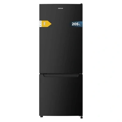 Abbildung von Cecotec Kühl Gefrierkombination Bolero CoolMarket Combi 205 DF Black E, Klasse L, DeFrost, Fast Cooling, reversible Tür, LED Innenbeleuchtung