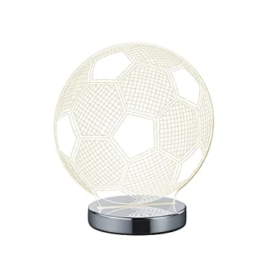 Abbildung von TRIO Leuchten LED Tischleuchte »Ball«, 1 flammig, Leuchtmittel Board fest integriert, Tischlampe in Fussball Optik, Lichtfarbe wechselbar 3000 bis 5000 K