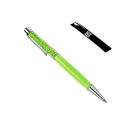 Abbildung von Qualität Kugelschreiber mit Swarovski Kristallen, inklusive 1 Minen und Stifttasche VERKAUFER LIME