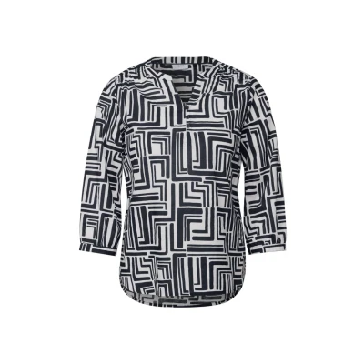 Abbildung von Cecil Damen B345648 Bluse, Universal Blue, XXL