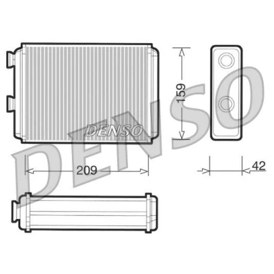 Abbildung von DENSO DRR09070 Wärmetauscher