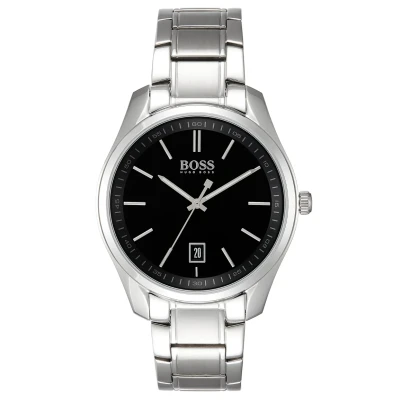 Abbildung von BOSS Circuit Uhr silvercoloured, Herren, Größe: One Size, Silver coloured