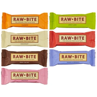 Abbildung von Raw Bite Rohkost (7 Riegel), Mix Paket, 1er Pack (1 x 350 g)