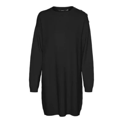 Abbildung von VERO MODA VMSABA LS O Neck Button Dress GA NOOS