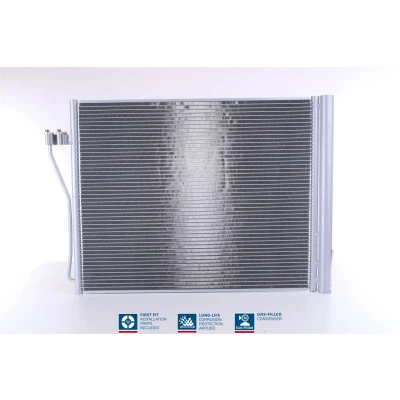 Abbildung von NISSENS 940308 Klimakondensator mit Trockner Aluminium 625 R 134a