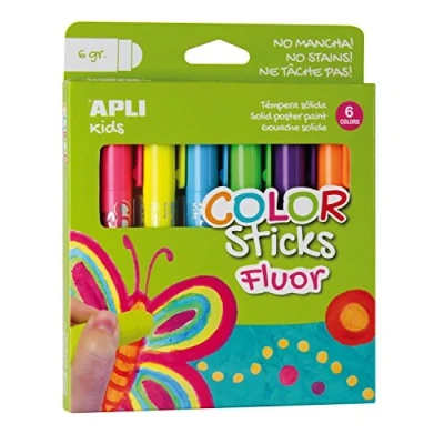 Abbildung von APLI Farbe Stick Farben Fluor 6 x g Autre Fluorescen tubes