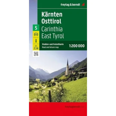 Abbildung von Kärnten Osttirol, Straßen und Freizeitkarte 1:200.000, freytag &amp; berndt: 1:200,000 scale (freytag berndt Auto + Freizeitkarten, Band 5)