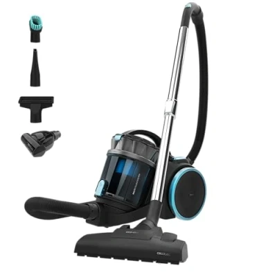 Abbildung von Cecotec Bagless Sledge Vacuum Cleaner Conga Rockstar Multicyclonic XXL Animal. 800 W, Multicyclonic, 20 kPa, 4 L, High Efficiency Filters, Telescopic Tube, Pet Accessory, Radius 9m
