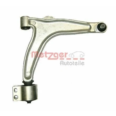 Abbildung von METZGER 58004612 Querlenker KIT + mit Gummilager, Trag /Führungsgelenk Vorderachse rechts, unten Aluminium OPEL: Signum CC
