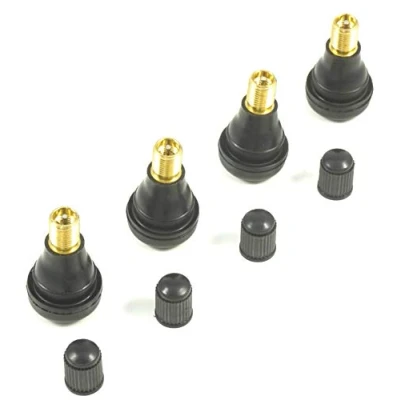 Abbildung von 4x Stück Snap In Gummiventile Ventil TR 412 Reifenventile Felgenventile 35mm