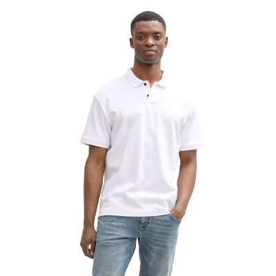 Abbildung von TOM Tailor Denim Structured Poloshirt, Herren, Größe: XS, White
