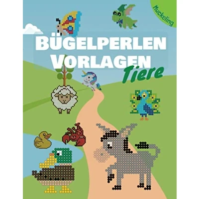 Abbildung von Bügelperlen Vorlagen Tiere: Vorlagenbuch für Jungen und Mädchen mit Hunden, Katzen, Pferden, Meerestieren, Dschungeltieren vielem mehr