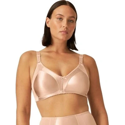 Abbildung von Naturana® Minimizer BH ohne Bügel [Cup B G] I Maximaler Halt Dank durchdachter Schnittführung &amp; Breiten Trägern Eleganter für eine optisch kleinere Cupgröße 85 Light Beige F