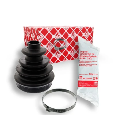 Abbildung von FEBI BILSTEIN 02717 Achsmanschette Vorderachse, getriebeseitig Gummi OPEL: Astra F CC, Zafira A, G Caravan