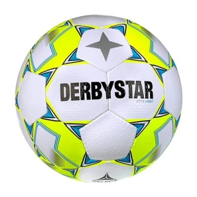 Abbildung von Derbystar Unisex Jugend Apus Light v23 Fußball, weiß gelb, 5