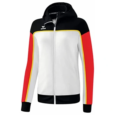 Abbildung von Erima Change Trainingsjacke, Damen, Größe: 44, Weiss schwarz rot