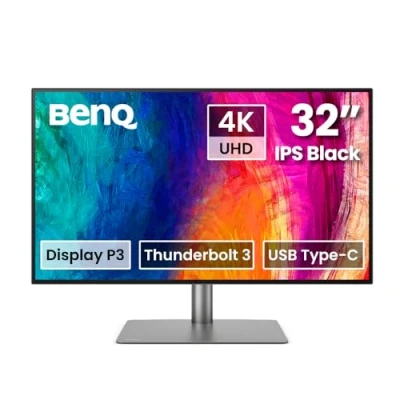 Abbildung von BenQ PD3225U 32&quot; 4K Monitor für Mac &amp; Designer, 3840x2160 UHD, 2000:1 IPS, Thunderbolt 3, Display P3, DCI sRGB, Rec.709, HDR, AQCOLOR Technologie, Werkskalibriert, Hotkey Puck G2, ICC sync, KVM