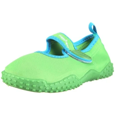 Abbildung von Playshoes Unisex Kinder Aquaschuhe Aqua Schuhe Klassisch, Grün 32/33 EU
