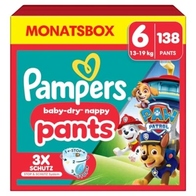 Abbildung von Pampers Baby Dry Pants Windeln Größe 6 15+ kg 138er Pack