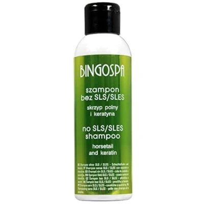 Abbildung von SLES/SLS freies Shampoo mit Ackerschachtelhalm und Keratin 150 ml BINGOSPA