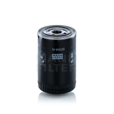 Abbildung von MANN FILTER W 940/26 Ölfilter 1 12 UNF 1B mit einem Rücklaufsperrventil Anschraubfilter LAND ROVER: 88/109 Mk2A Closed Off Road Vehicle
