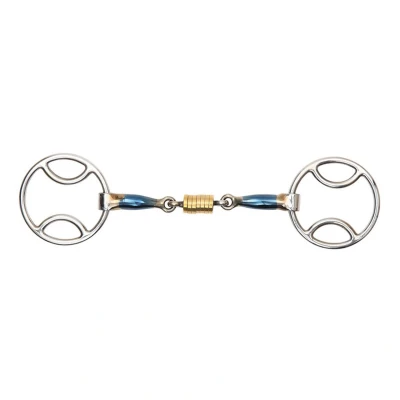 Abbildung von Shires Sweet Iron Bevel mit Rollschnalle Blau 12,5cm