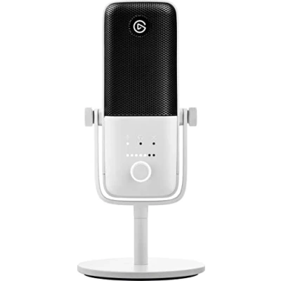 Abbildung von Elgato Wave:3 White Professionelles USB Kondensatormikrofon für Streaming, Podcasts, Gaming und Homeoffice, gratis Mixing Software, Soundeffekt Plugins, Anti Verzerrung, Plug &amp; Play, Mac/PC