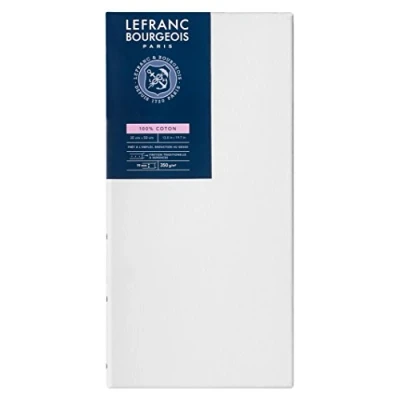 Abbildung von Lefranc &amp; Bourgeois 111142 Keilrahmen Serie Klassisch, 100 % Baumwolle, 350g/m², Archivqualität, säurefrei für erhöhte Haltbarkeit, grundiert 35x50cm