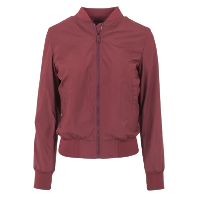 Abbildung von Urban Classics Bomberjacke, Damen, Größe: Medium, Burgundy
