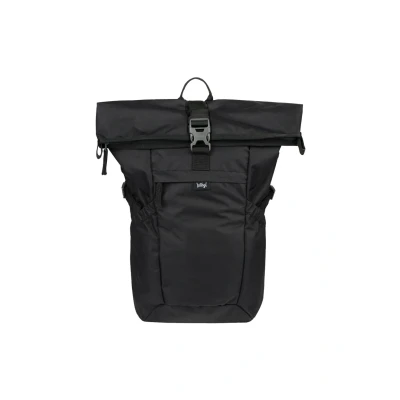 Abbildung von Baagl Rucksack Damen Herren Rolltop Backpack Wasserdicht mit Laptopfach Ergonomischer Roll Daypack für Arbeit, Uni, City &amp; Freizeit Moderner Rollrucksack, 29 l (Black)