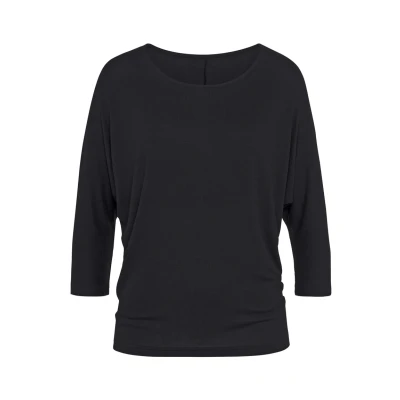 Abbildung von Lascana 3/4ARM Strickpullover, Damen, Größe: 48/50, Schwarz