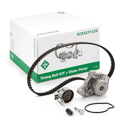 Abbildung von INA 530 0505 31 Wasserpumpe + Zahnriemensatz mit HONDA: CIVIC 7 Hatchback