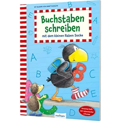 Abbildung von Der kleine Rabe Socke: Buchstaben schreiben mit dem kleinen Raben Übungsheft zum lernen
