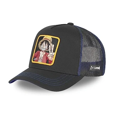 Abbildung von Capslab Ruffy One Piece Schwarz Trucker Cap Size