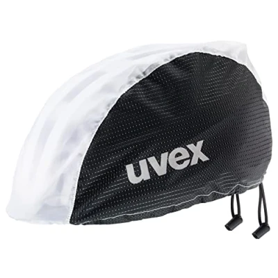 Abbildung von uvex rain cap bike Fahrradmütze wind &amp; wasserabweisend flexible Passform black white S/M