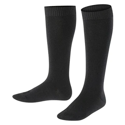Abbildung von Falke Comfort Wool Kneehigh warm Kniestrümpfe für Kinder, Größe: 31 34, Black
