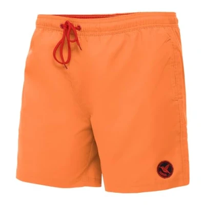 Abbildung von Ladeheid Badehose Herren Bequeme Badeshorts mit Seitentaschen und Schnürchen Netzfütterung Perfekt für Sommer, Strand Schwimmbad LA40 128 (Orange, Large)