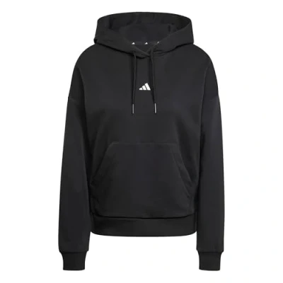 Abbildung von adidas Damen Essentials SMALL Logo Feel Cozy Hoodie, Black/White, XS