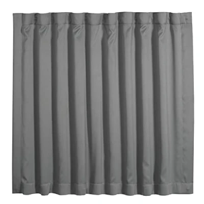Abbildung von GARDINIA Verdunkelungsvorhang, Mit Saugnäpfen für Glas und glatte Oberflächen, Verdunkelnd blickdicht, Gardine Travel, Vorhang in Grau, 200 x 130 cm