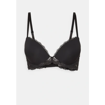 Abbildung von Calvin Klein Underwear LIFT DEMI Seductive Cmfrt LOTU Pushup BH, Damen, Größe: 70B, Black