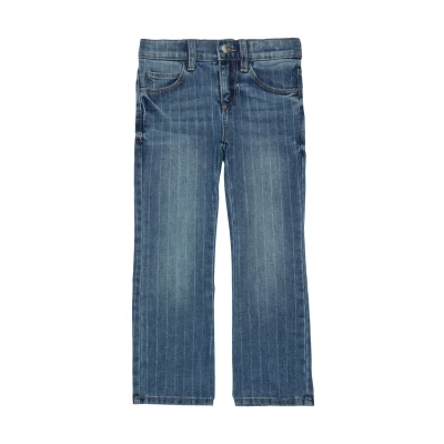 Abbildung von s.Oliver Glitzernadelstreifen Jeans Relaxed Fit für Kinder, Größe: 98xREG, Blau