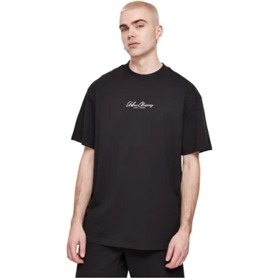 Abbildung von Urban Classics MID Embroidery TEE Tshirt print, Herren, Größe: XXL, Black
