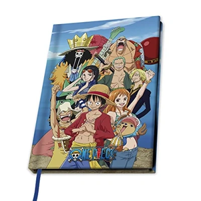 Abbildung von ABY style One Piece Straw Hat Crew A5 Notizbuch