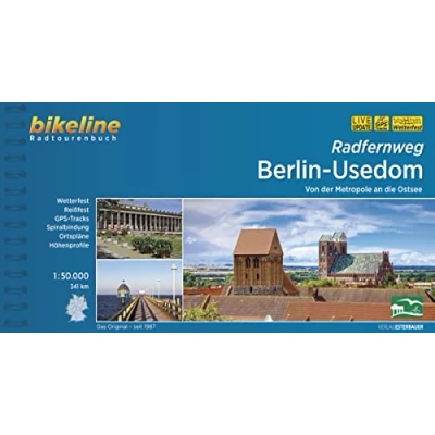 Abbildung von Radfernweg Berlin Usedom: Von der Metropole an die Ostsee, 1:50.000, 341 km, wetterfest/reißfest, GPS Tracks Download, LiveUpdate (Bikeline Radtourenbücher)