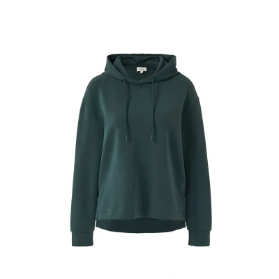 Abbildung von s.Oliver MIT VERLÄNGERTEM RÜCKENTEIL Sweatshirt, Damen, Größe: 44, Tannengrün