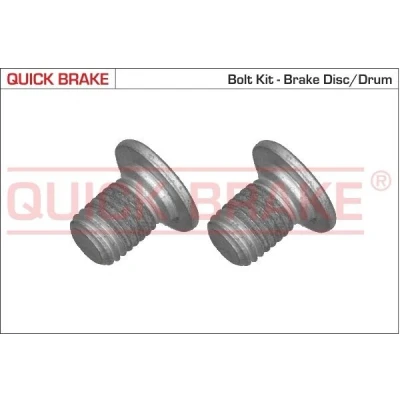 Abbildung von QUICK BRAKE 11661K Schraube, Bremsscheibe MERCEDES BENZ: C Class Coupe, A Class, Sprinter 5 t Platform / Chassis, VOLKSWAGEN: Crafter 30 35 Minibus