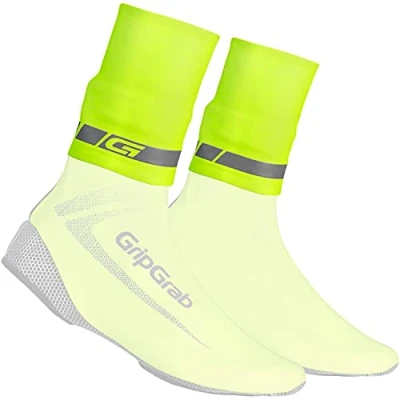 Abbildung von GripGrab CyclinGaiter Knöchel Überschuhabdichtung Neopren Radsport Regen Überschuhe wasserdichte Rad Gamaschen Stulpen