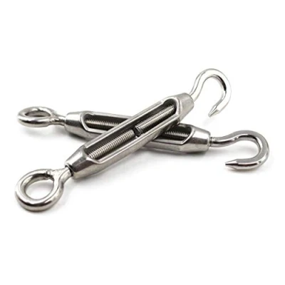 Abbildung von M10 Spannschlösser 304 Edelstahl mit Haken und Öse seilspannung 2 Stücke